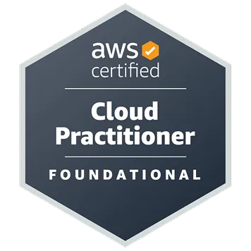 Omax Tech | Certifications | AWS Cloud Practitioner badge Omax Tech | Certifications | AWS Cloud Practitioner badge