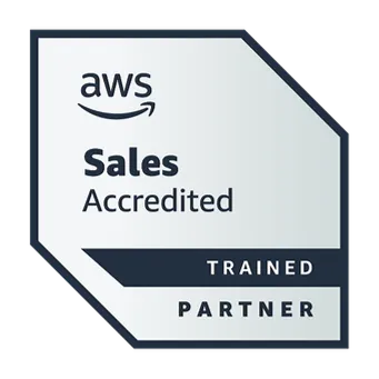 Omax Tech | Certifications | AWS Sales Accredited partner badge Omax Tech | Certifications | AWS Sales Accredited partner badge